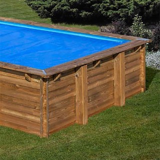 Cubierta isotérmica piscina madera City 195 x 195 Gre. CV790000
