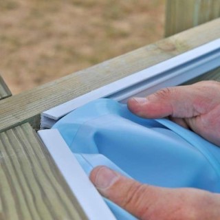 Liner azul piscina madera Safran 2 620 x 395 x 136 Gre. F7900892