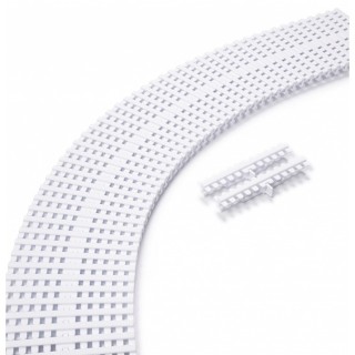Rejilla piscina blanca para curvas reversible 245x35 Astralpool. 28661