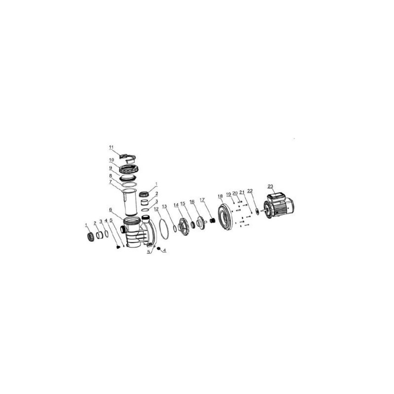 Llave IRIS bomba Aspire. 00000049688