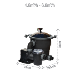 Poolex FILTER MAX 4,8 unidad de filtración. PF-FILMAX04